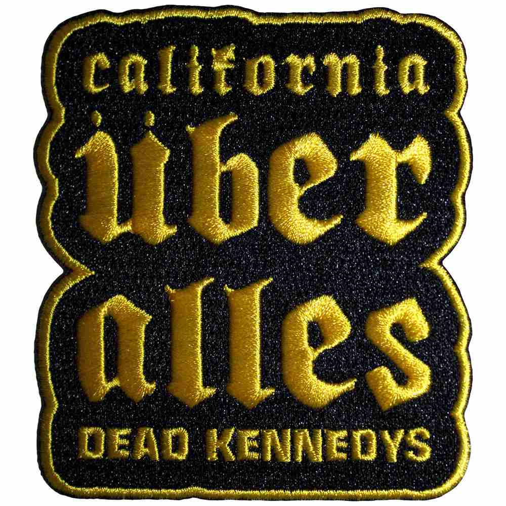 Dead Kennedys - California Uber Alles Patch - Zwart